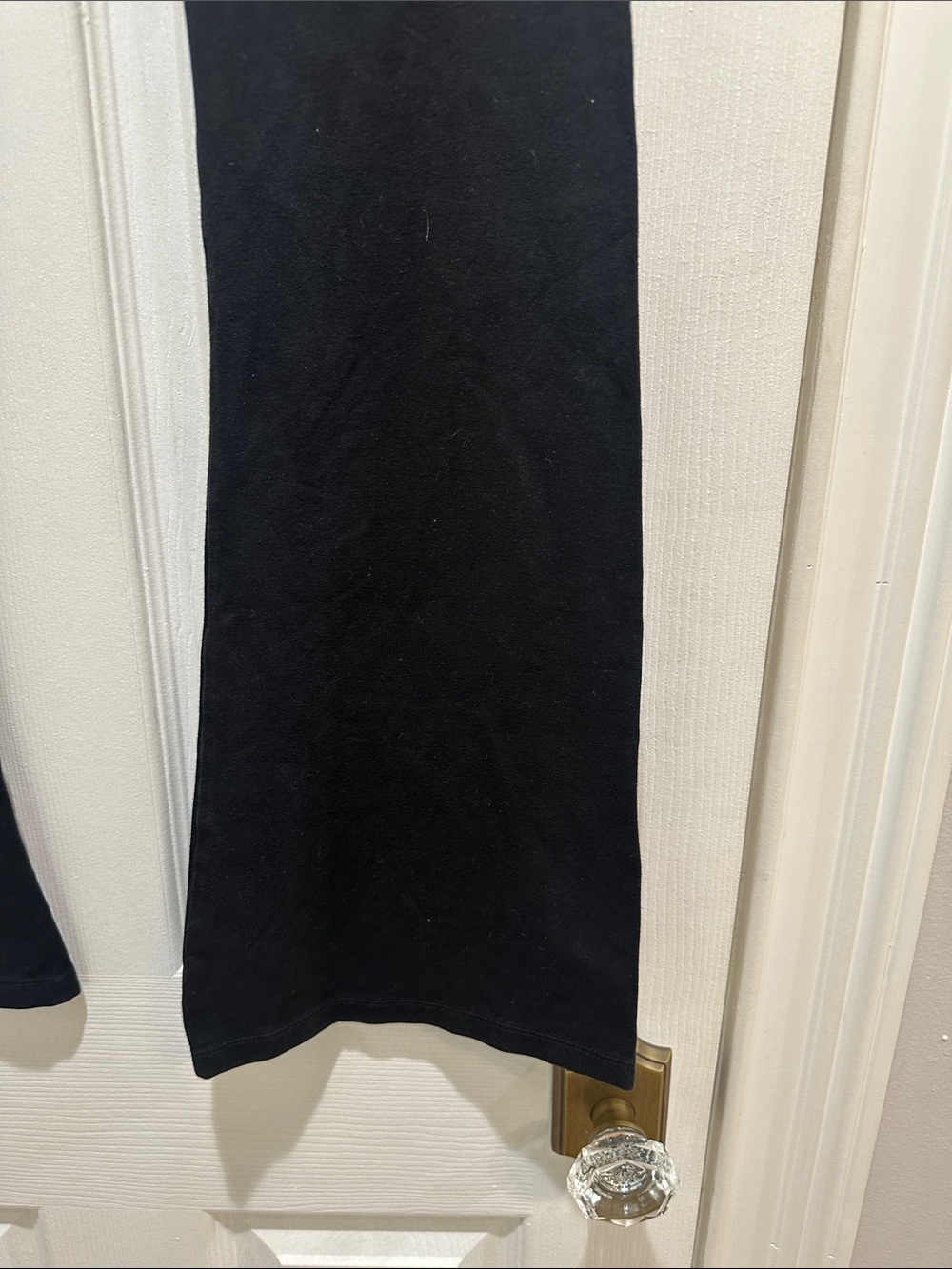 PINK Victoria's Secret Black Fold-Over Waist Yoga Pants - Picture 5 of 12